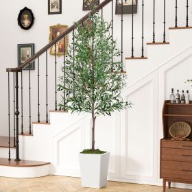Decor Accents Artificial Plant – Olive Tree 8ft with Pot & Moss