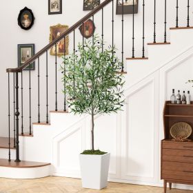 Decor Accents Artificial Plant – Olive Tree 6ft with Pot & Moss