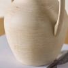 Taupe Handled Ceramic Vase – 8.75”