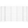 H-Shaped Gabion Planter Steel Wire 102.4"x15.7"x59.1"