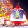 68 Inch Festive Musical Christmas Street Lamp Post with Snow Globe Lantern