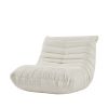 Fireside Chair, Lazy Floor Sofa, Accent Bean Bag Couches, Modern Armless Lounge Chair for Living Room, Apartment, Bedroom, Salon Office (Chenille