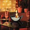 Halo Glass Fire Bowl