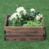 Square Stable Long-lasting Frame Ample Room Raised Garden Bed Flower Vegetables Seeds Planter