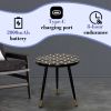 Innovative Touch-Sensitive Coffee Table, LED Illuminated End Table, Game room table, Lighted Side table