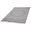 Gray Medallion Indoor/Outdoor Rug