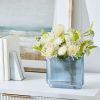 Mist Ribbed Vase
