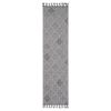White Trellis Runner Rug
