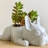 1pc Mini Succulent Planter Resin Puppy Flower Pot