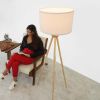Tall Corner Floor Lamp, Energy Efficient LED Standing Light for Living Room