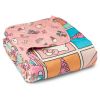 Hello Kitty Rainbow Pink Full/Queen Quilted Blanket 90 x 90 inches