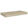 Floating Wall Shelves 2 pcs Oak 19.7"x9.1"x1.5" MDF
