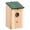 Bird Houses 10 pcs Solid Firwood 4.7"x4.7"x8.7"