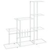 Flower Stand 37.2"x9.8"x34.6" White Metal