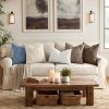 Blue Faux Wool Pillow Covers - Set of 2