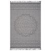 Gray Medallion Indoor/Outdoor Rug