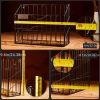 Two wall hanging baskets, hook brackets, wall mesh accessories photo wall display, suitable for Christmas decoration in living rooms, offices