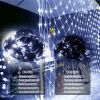 9.8*6.5FT Christmas Mesh Net Light,360 LED Net Light with 8 Modes&Remote
