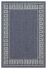 Blue Border Patio Rug