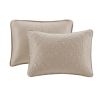 Reversible Bedspread Set Khaki Queen