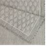 Silver Trellis Patio Rug