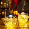 Solar Lantern Crackle Glass Ball