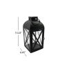 Black Metal Lantern – 14”