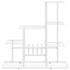 Flower Stand 37.2"x9.8"x34.6" White Metal