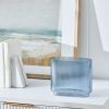 Mist Ribbed Vase