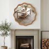 Wavy Oak  Mirror