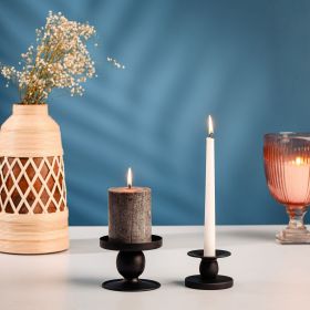 Flippable Black Candle Holder