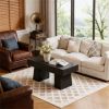Farmhouse coffee table, sofa table, rectangular table, central table, with thick bottomed sturdy design