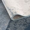 Blue Abstract Wave A Modern 5x7 Area Rug-Medium pile