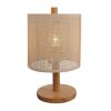 Levio Oak Table Lamp