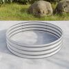 Tall Round Galvanized Raised Garden Bed-110 Gal Metal Planter for Vegetables