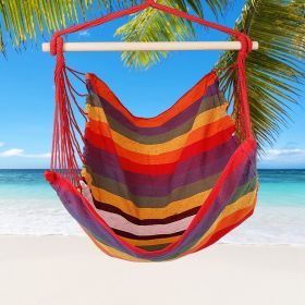 Backyard Hammocks Hanging - Canvas Hammock Chair with 2 Pillows