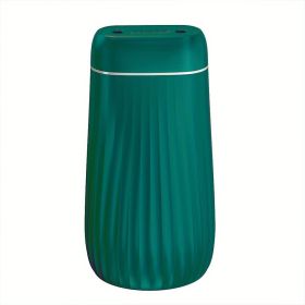 Aromatherapy Oil Diffiser USB Double Nozzle - Led Mist Maker (Color: Green)