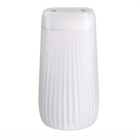 Aromatherapy Oil Diffiser USB Double Nozzle - Led Mist Maker (Color: White)