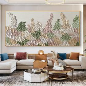 Abstract Flowers Landscape Oil Painting On Canvas (style: 01, size: 60x120cm)
