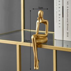 Abstract Thinker Sculptures (Color: seat B, Ships From: China)