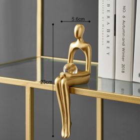 Abstract Thinker Sculptures (Color: seat A, Ships From: China)
