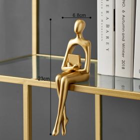 Abstract Thinker Sculptures (Color: seat C, Ships From: China)