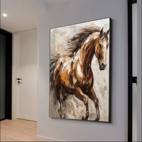 Large Abstract Horse Oil Painting on Canvas 100% Hand Painted (style: 01, size: 70x100cm)