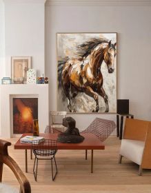 Large Abstract Horse Oil Painting on Canvas 100% Hand Painted (style: 01, size: 80x120cm)