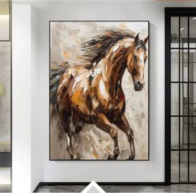 Large Abstract Horse Oil Painting on Canvas 100% Hand Painted (style: 01, size: 90x130cm)