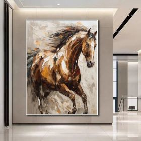 Large Abstract Horse Oil Painting on Canvas 100% Hand Painted (style: 01, size: 50X70cm)