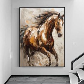 Large Abstract Horse Oil Painting on Canvas 100% Hand Painted (style: 01, size: 60X90cm)