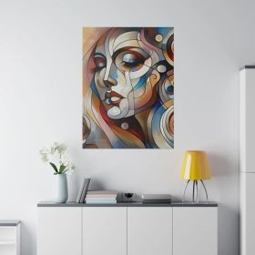 Woman Face Oil Painting On Canvas Woman Modern Art For Home Decor People Oil Painting Contemporary Human Face Wall Art Original Painting Art (style: 01, size: 70x100cm)