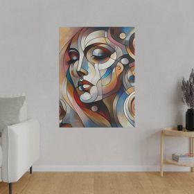 Woman Face Oil Painting On Canvas Woman Modern Art For Home Decor People Oil Painting Contemporary Human Face Wall Art Original Painting Art (style: 01, size: 80x120cm)