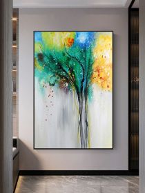 Modern Park Landscape Oil Painting Leonid Afremov Abstract Canvas Painting Wall Art Poster Prints Living Room Home Decor (size: 90X120cm)